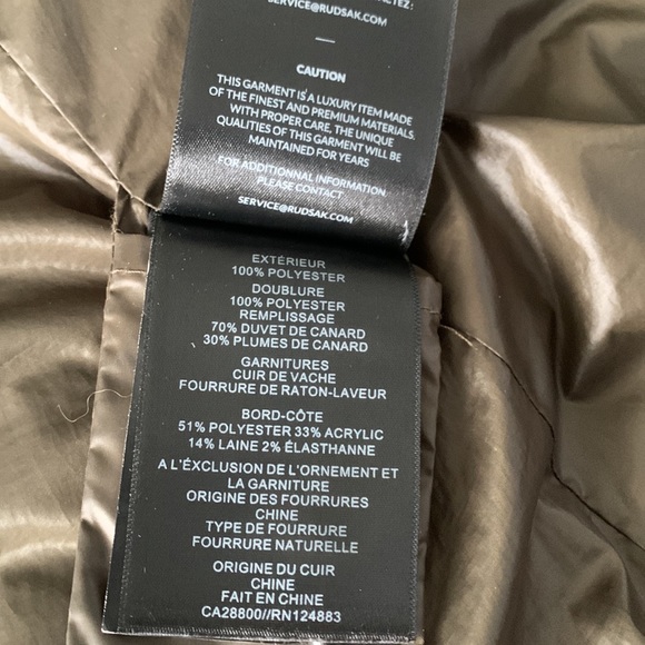 RUDSAK FUR HOOD DOWN PUFFER - Picture 16 of 16